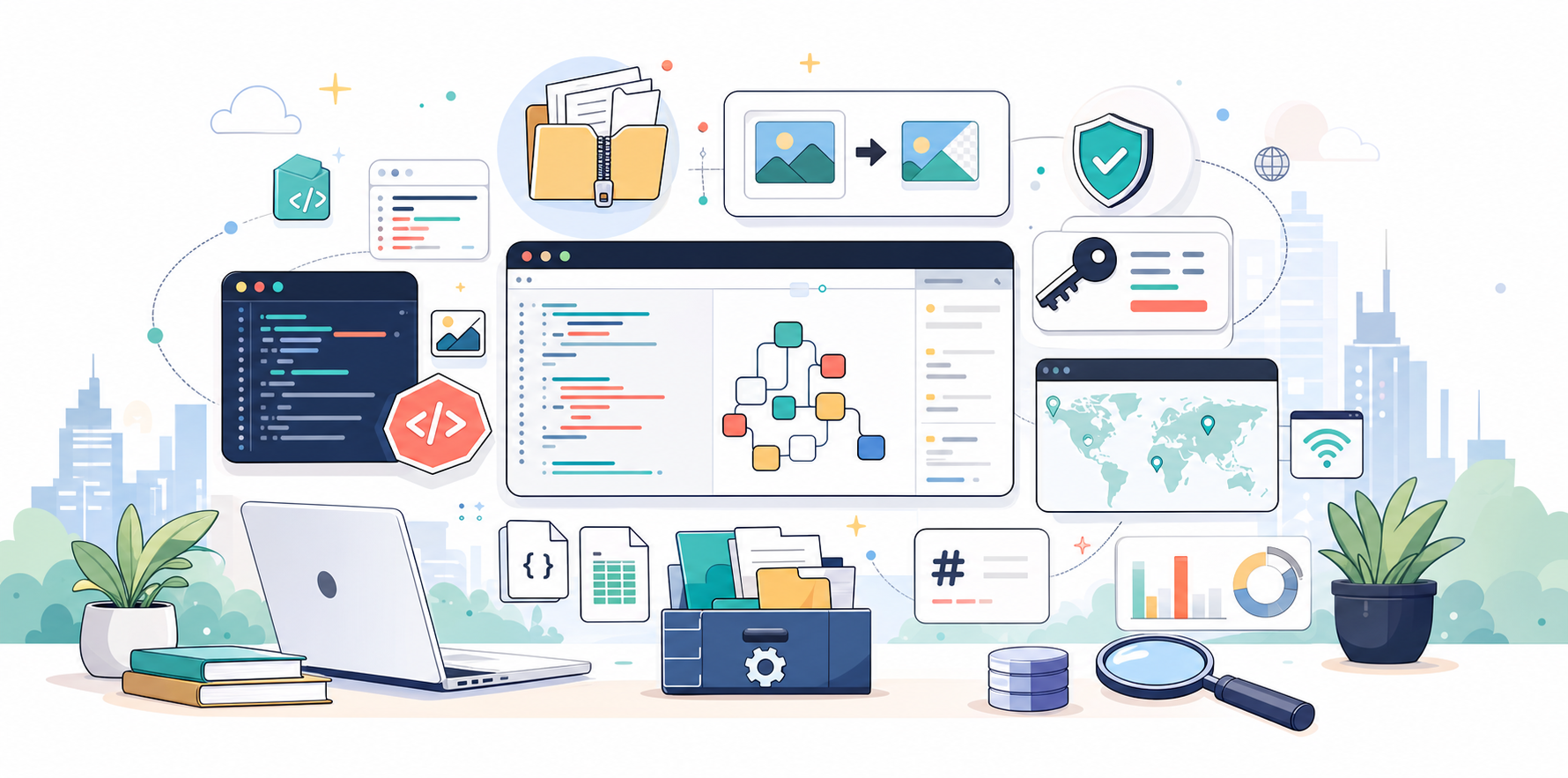 DevTools Bada 도구 사이트 웹툰 일러스트